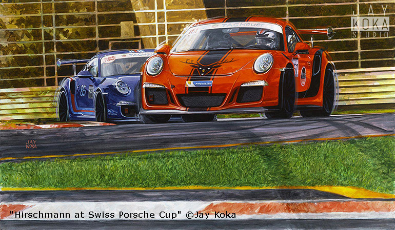 Hirschmann at Swiss Porsche Cup by Jay Koka