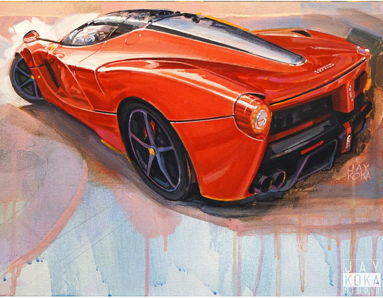 Ferrari 750 Ferrari LaFerrari Study by Jay Koka