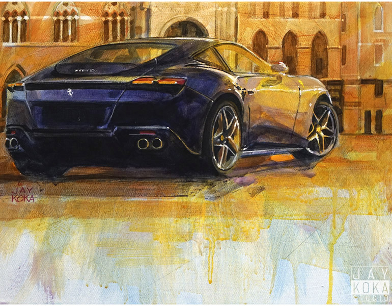 Ferrari Roma Study by Jay Koka by Jay Koka