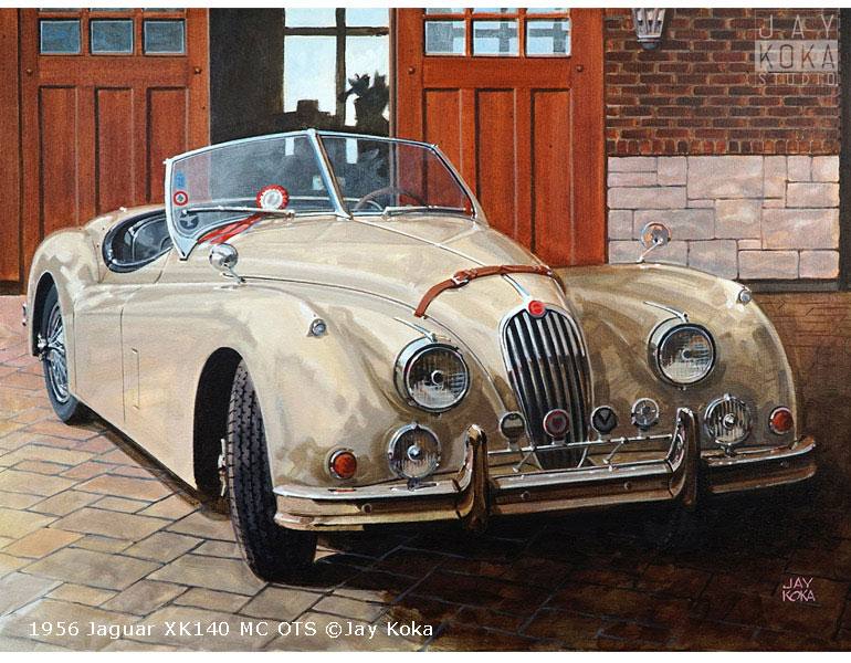 1956 Jaguar XK140 by Jay Koka