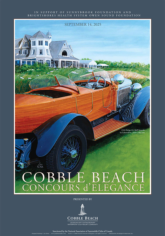 Cobble Beach 2025 poster