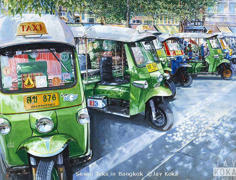 Seven Tuks in Bangkok by Jay Koka